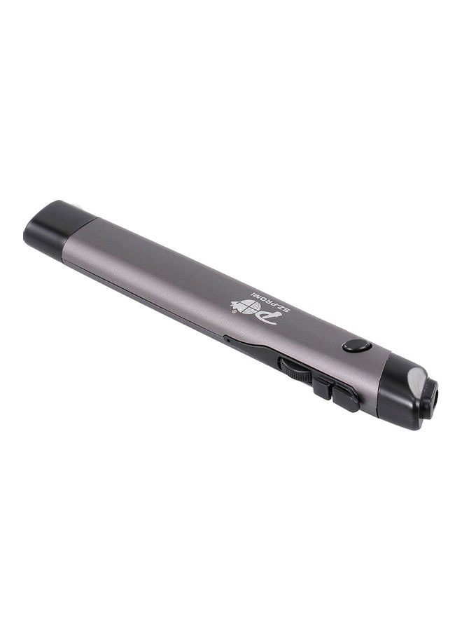 Generic - Multifunction Electronic Projection Laser Flip Pen Grey - Image 1