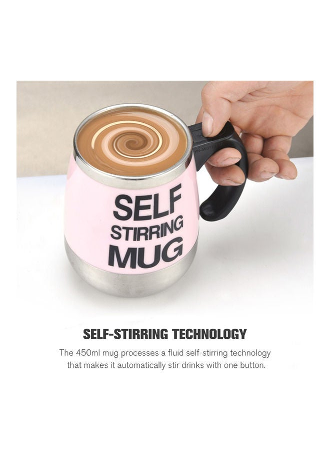 Self Stirring Mug 450ml Coffee Cup Light blue 14.5x10.5x14cm  - Image 3