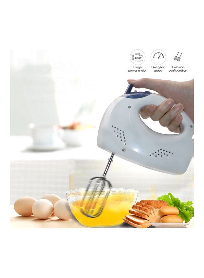 مضرب بيض كهربائي صغير محمول للاستخدام المنزلي 0.0 L MH1146 أبيض - Image 2