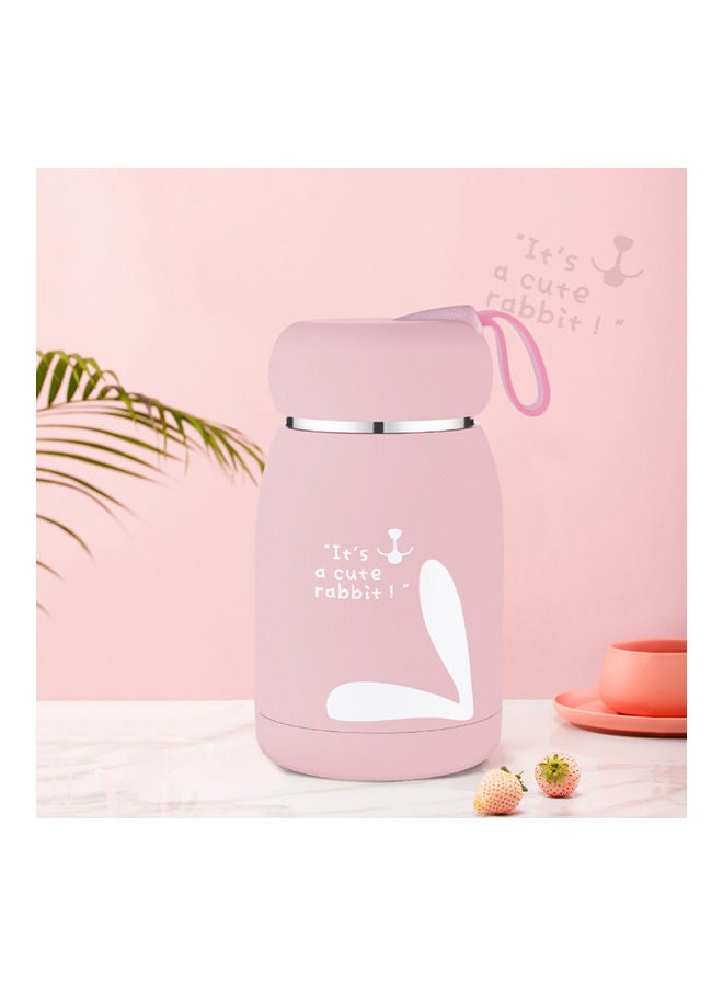 Stainless Steel Vacuum Insulated Bottle With Easy Carry Strap For Hot And Cold Green 15x8x8cm  - Image 4