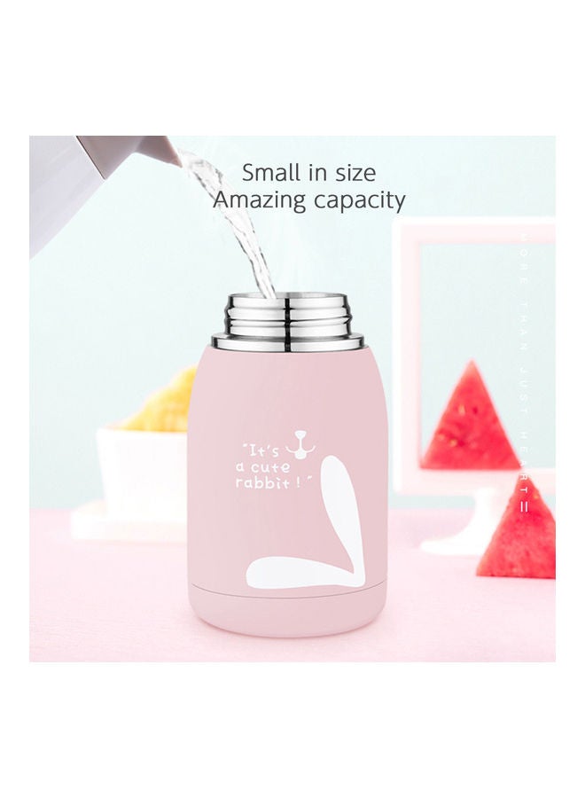 Stainless Steel Vacuum Insulated Bottle With Easy Carry Strap For Hot And Cold Green 15x8x8cm  - Image 5