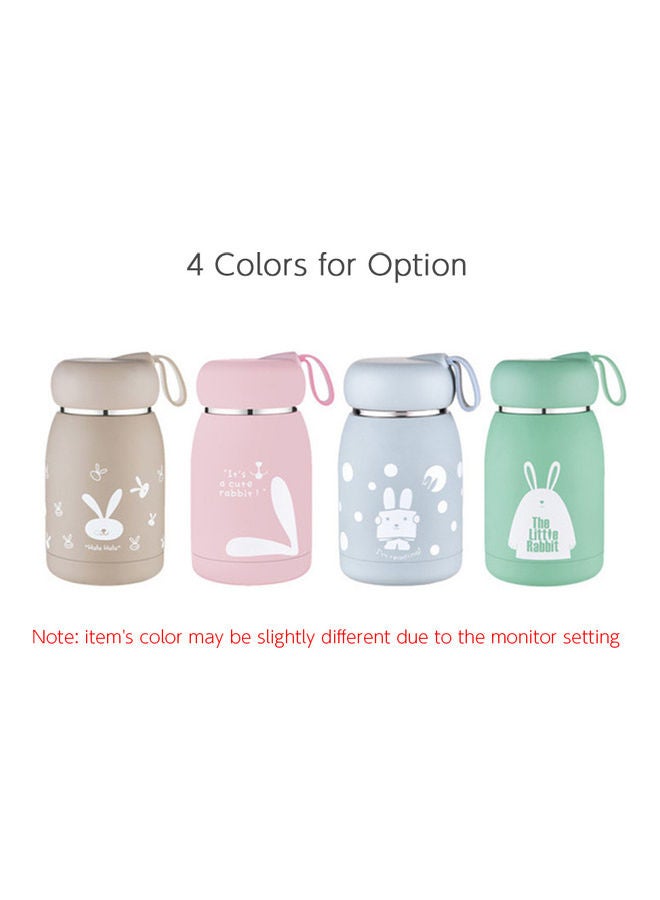 Stainless Steel Vacuum Insulated Bottle With Easy Carry Strap For Hot And Cold Coffee 15x8x8cm  - Image 3