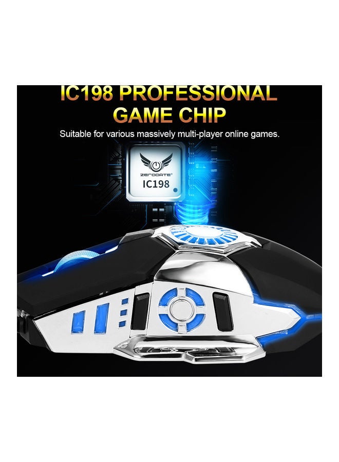 Adjustable Mechanical Cooling Fan With Gaming Mouse