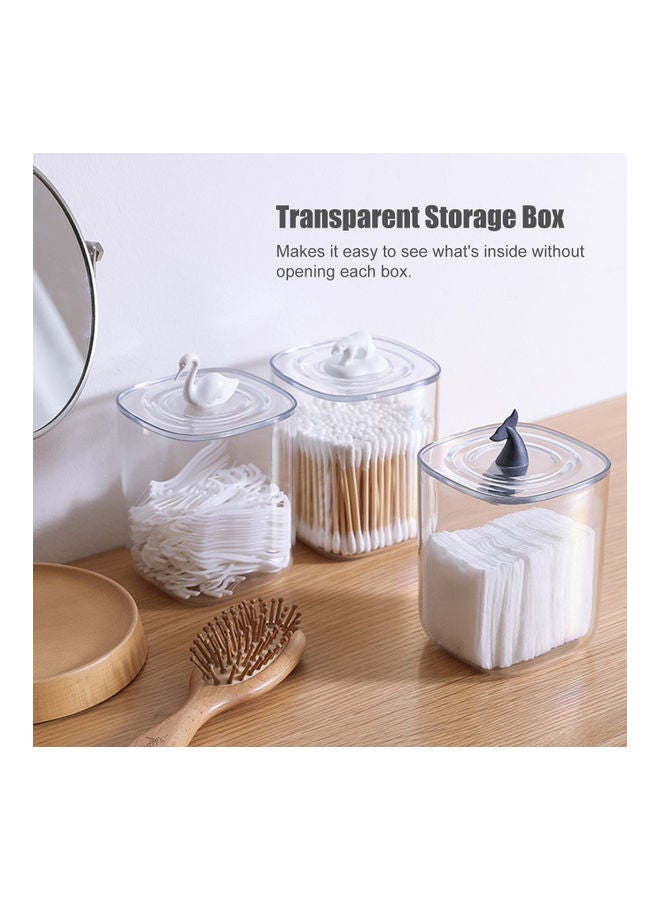 Storage Box Animal Shape Storage Organizer Box Clear 14*9*9cm - Image 3