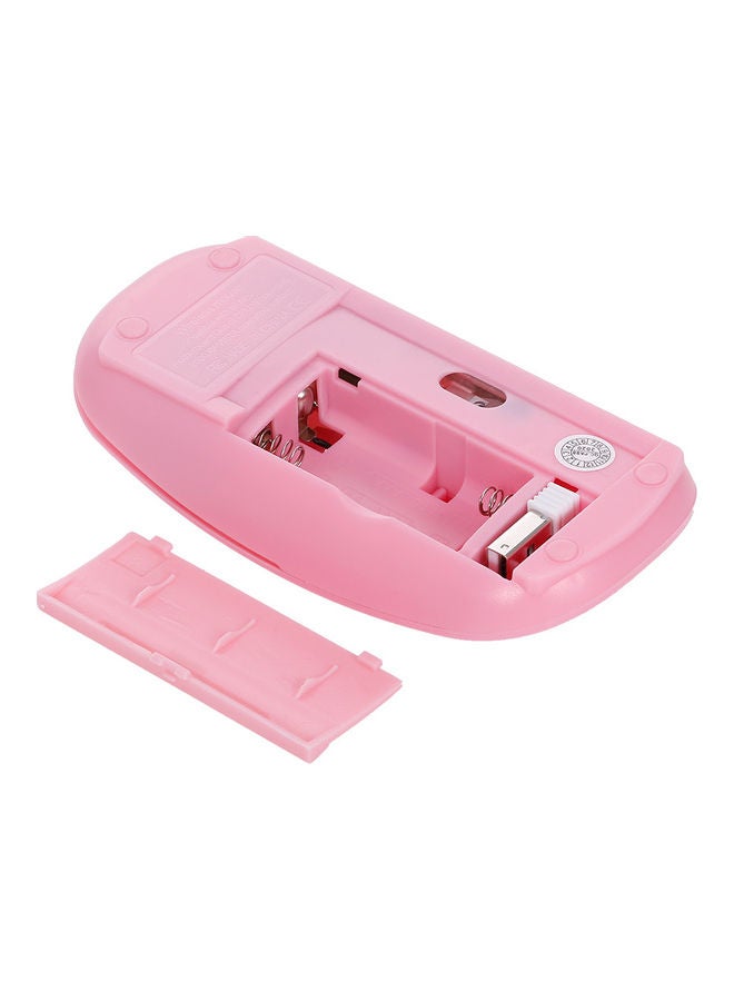 Portable Optical Mouse Pink - Image 4