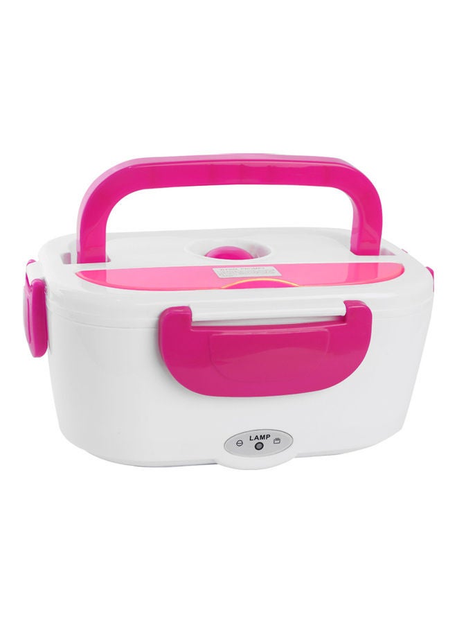Multi-Functional  Lunch Box Pink/White