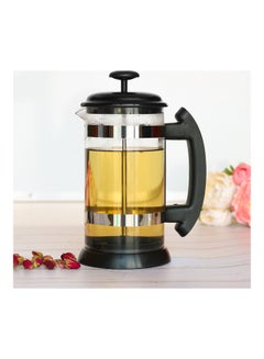 i cafilas Stainless Steel French Press Pot Coffee Cup Black 24.3x14x14.3cm  - Image 1