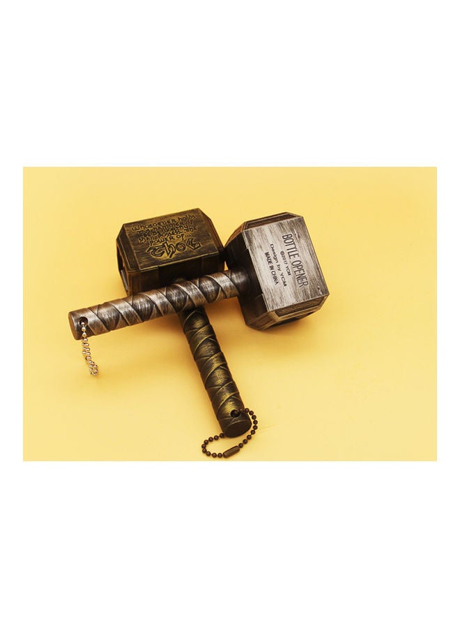 Generic Hammer of Marvel Thor Shaped Bottle Opener Gold 21.1x5x12.6cm  - Image 3
