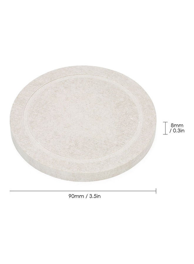 حاملة أكواب الشرب مصنوعة من تراب المشطورات الطبيعي رمادي 16x1x14سم - Image 4