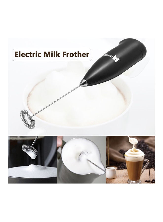 Generic - Electric Milk Frother Black/Silver 22.5x4x5cm - Image 1