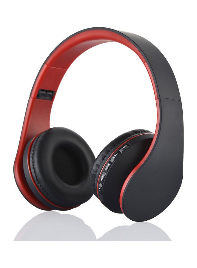 Wireless Stereo Over-Ear Headset Black/Red - Image 1