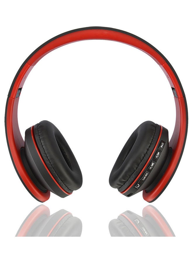 Wireless Stereo Over-Ear Headset Black/Red - Image 3