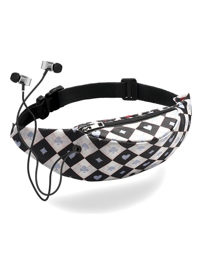 Printed Waist Bag Black/White - Image 1