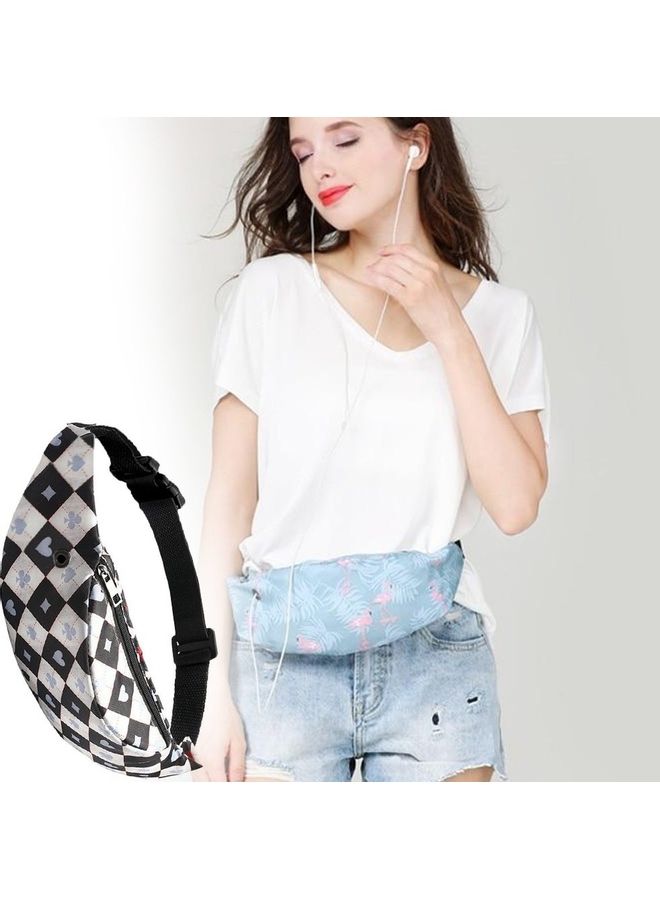 Printed Waist Bag Black/White - Image 3