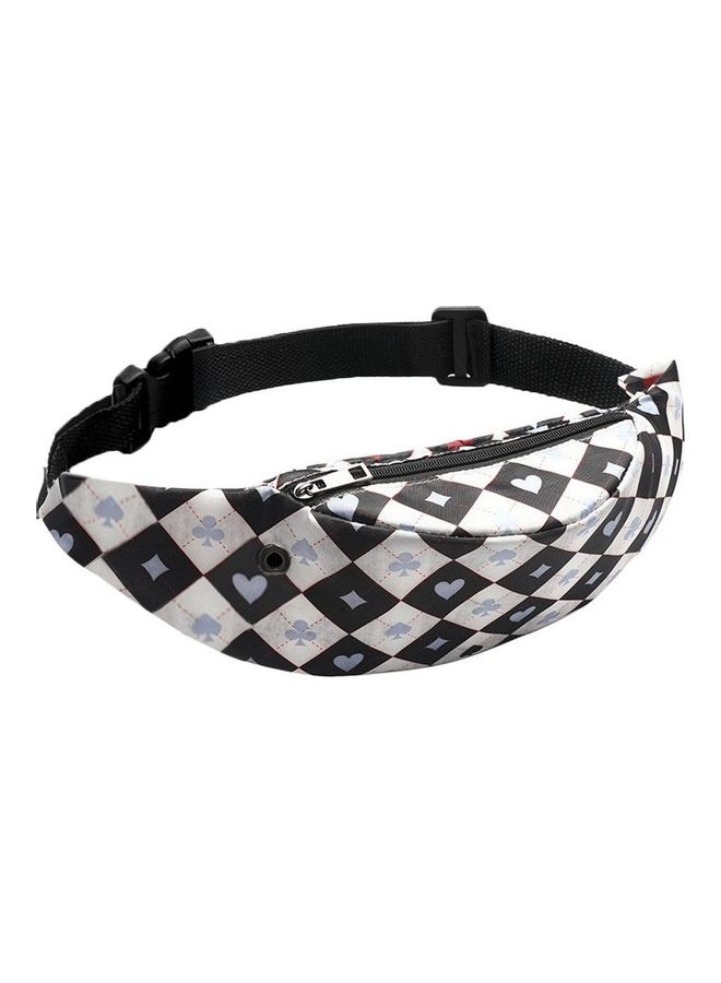 Printed Waist Bag Black/White - Image 5