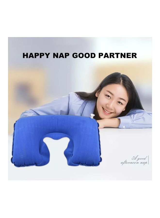 وسادة لدعم الرقبة للسفر أزرق ملكي - Image 4