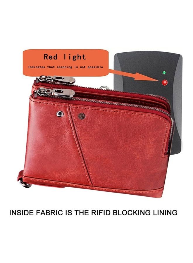 Anti-Theft Wallet Red  - Image 5