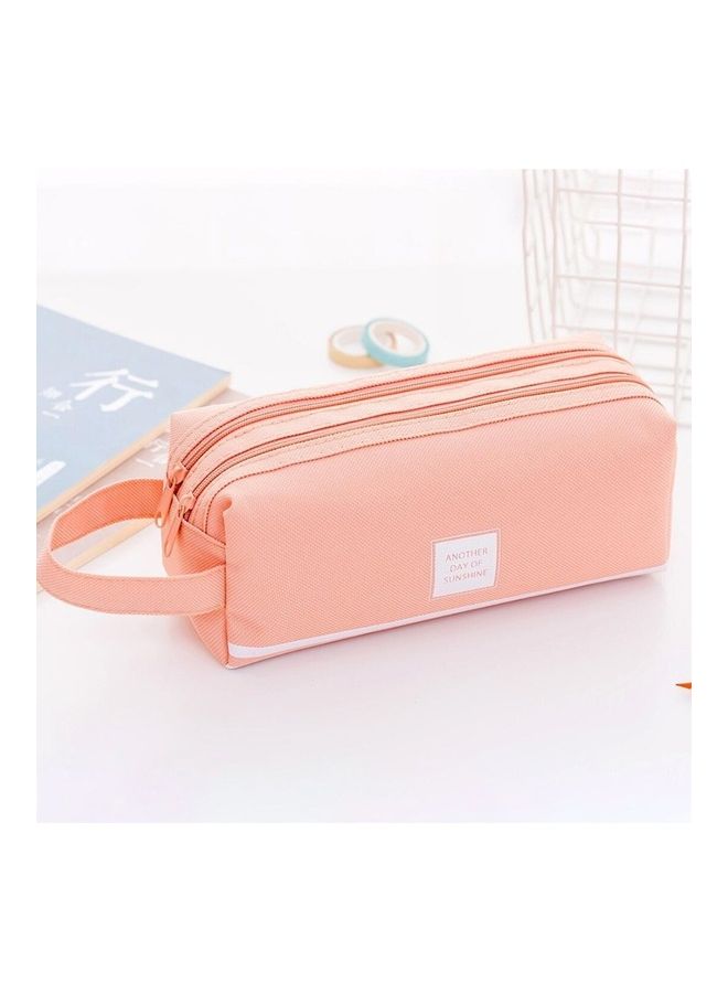 حافظة أقلام سادة وردي - Image 3