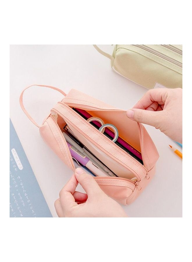 حافظة أقلام سادة وردي - Image 2