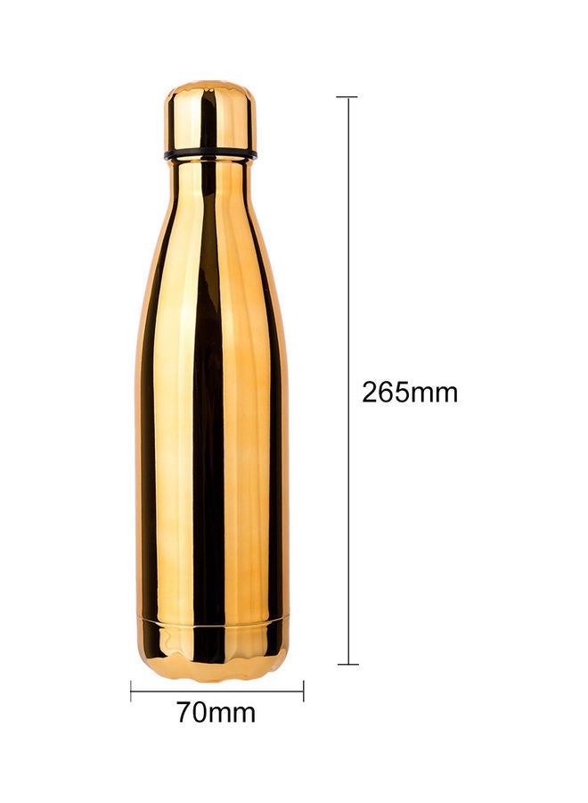 Stainless Steel Vacuum Water Bottle Gold  - Image 4