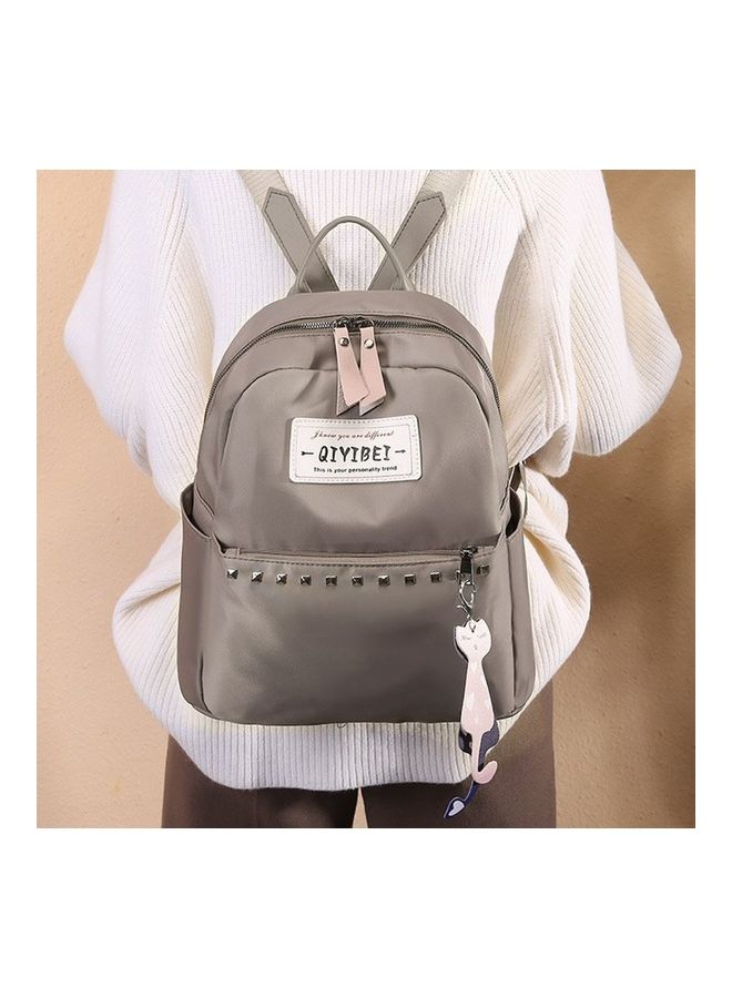 Versatile Simple Backpack Gray - Image 2