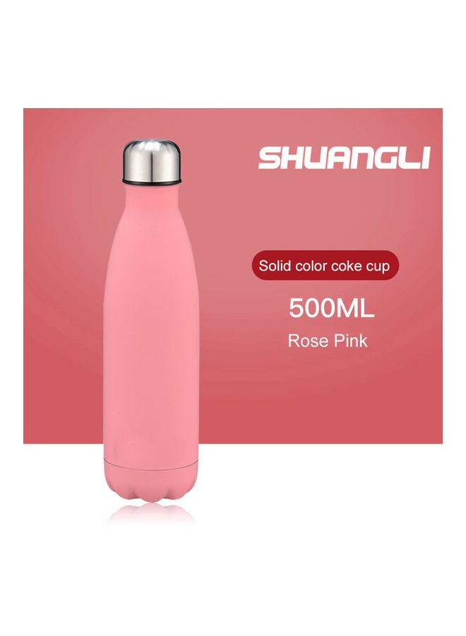 Stainless Steel Vacuum Water Bottle Pink  - Image 1