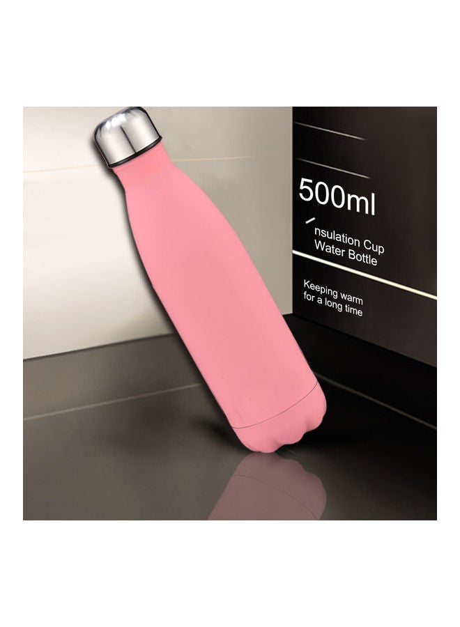 Stainless Steel Vacuum Water Bottle Pink  - Image 3