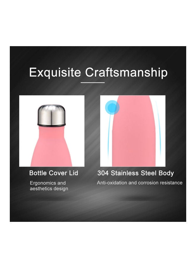 Stainless Steel Vacuum Water Bottle Pink  - Image 4