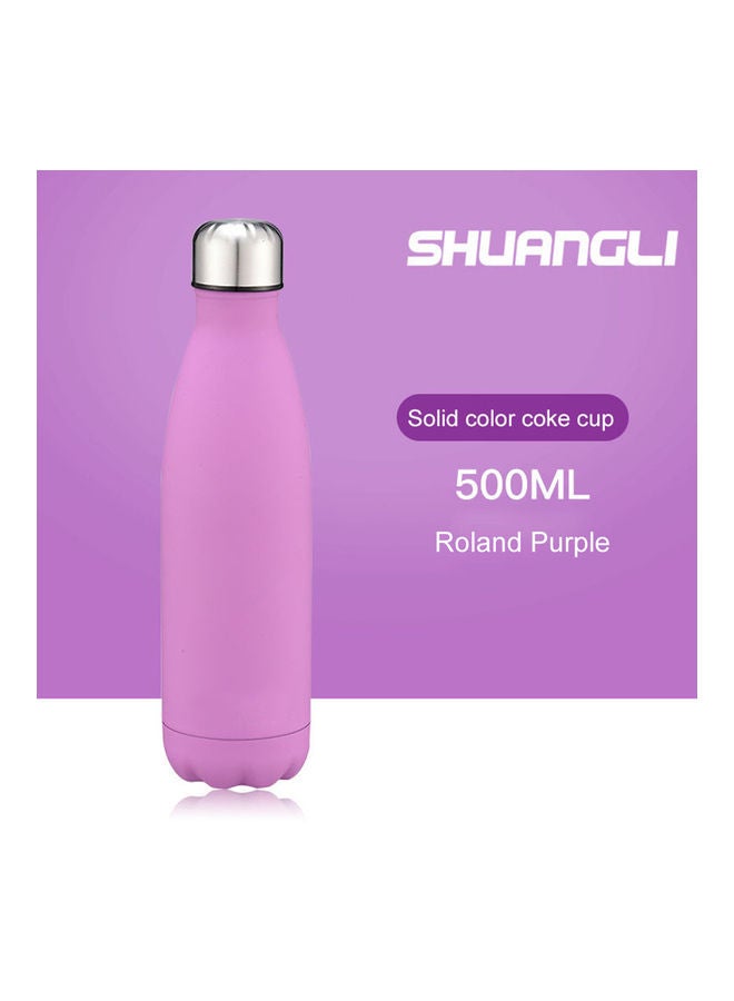 Stainless Steel Vacuum Water Bottle Purple  - Image 1