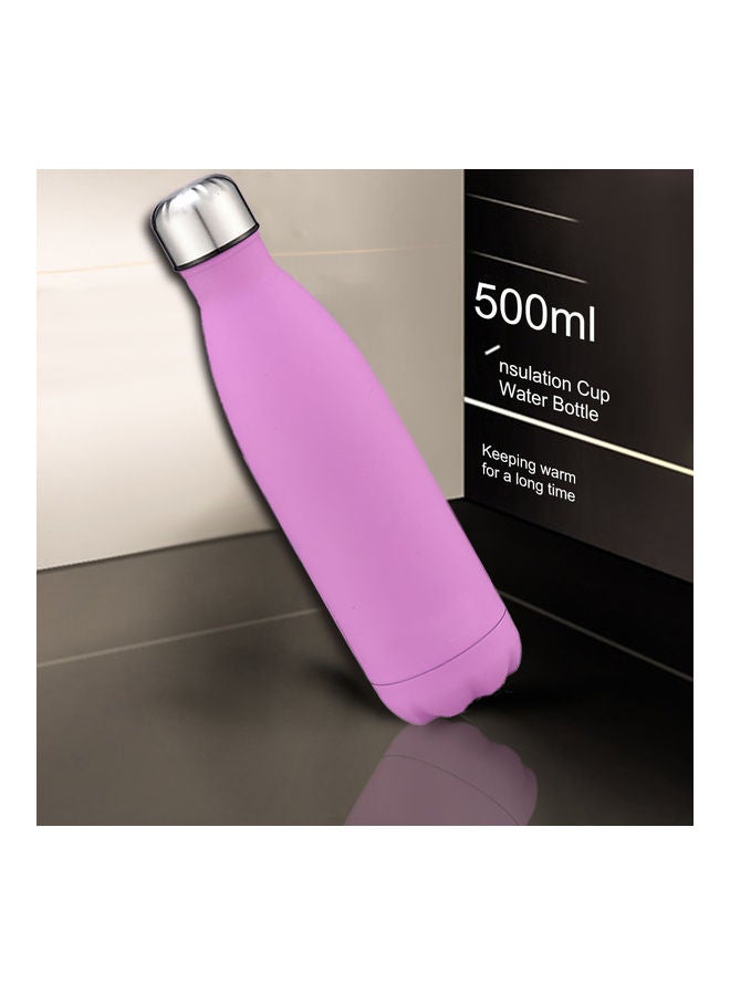 Stainless Steel Vacuum Water Bottle Purple  - Image 3