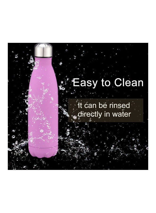 Stainless Steel Vacuum Water Bottle Purple  - Image 4