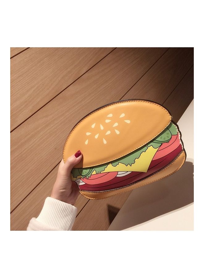 Women's Hamburger Shoulder Bag Multicolor