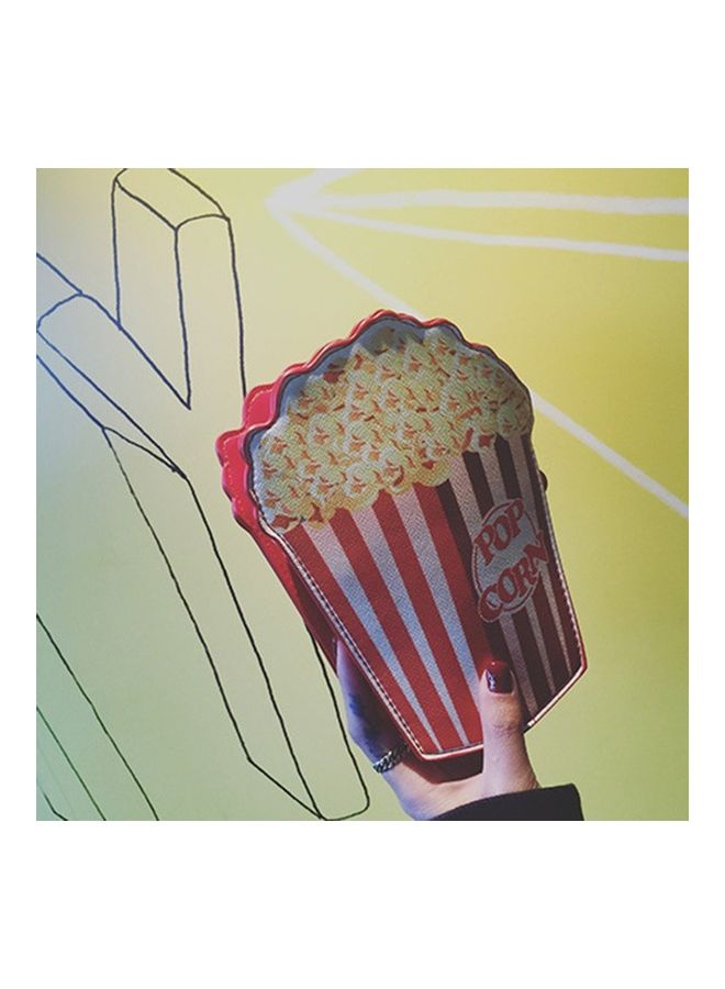 Women's Bag Food Series Hamburger Fries Popcorn Shoulder Diagonal Chain Bag Multicolor