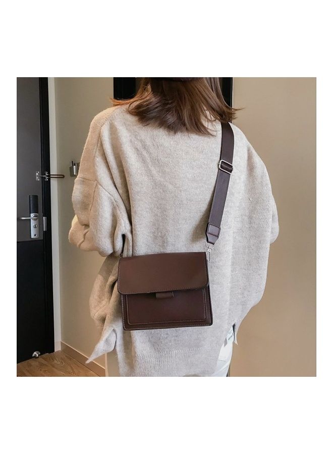 Generic - Retro Fashion One-Shoulder Bag Light Brown - Image 1