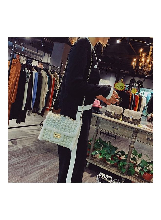 Generic - Chain Shoulder Bag White - Image 1