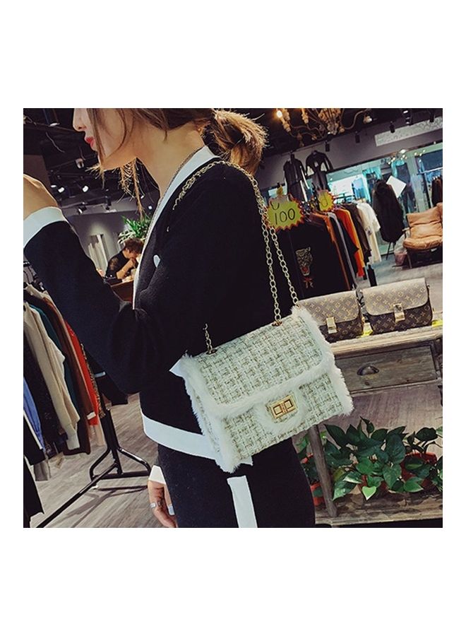 Generic - Chain Shoulder Bag White - Image 1