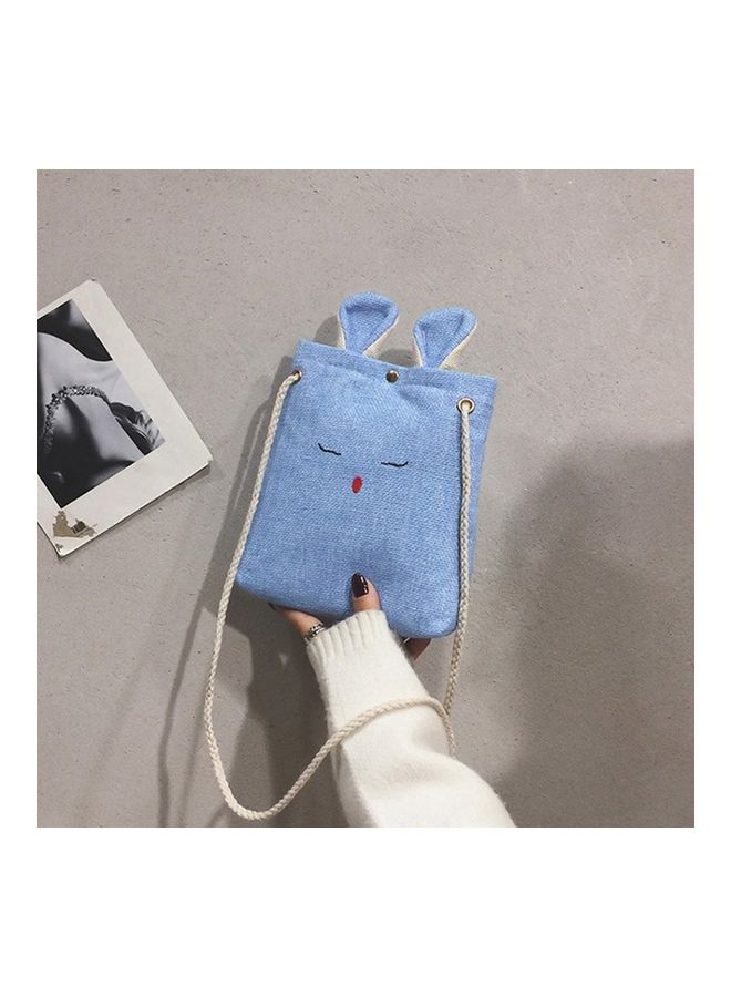 Rabbit Style Crossbody Bag Blue  - Image 2