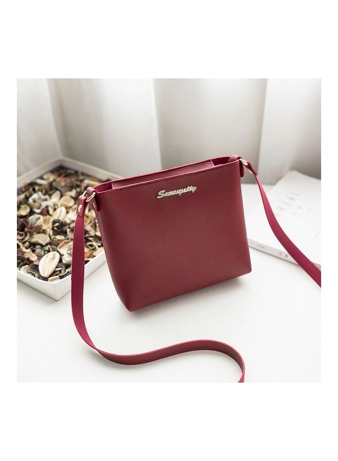 Generic - Zipper Detail Crossbody Bag Red - Image 1