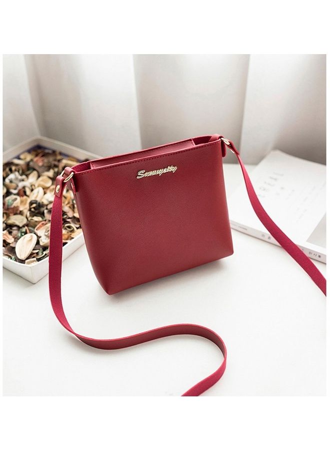 Generic - Zipper Detail Crossbody Bag Red - Image 1