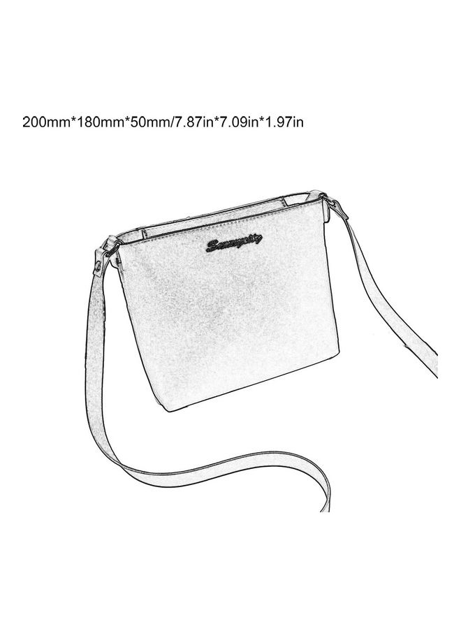 Generic - Zipper Detail Crossbody Bag Red - Image 1