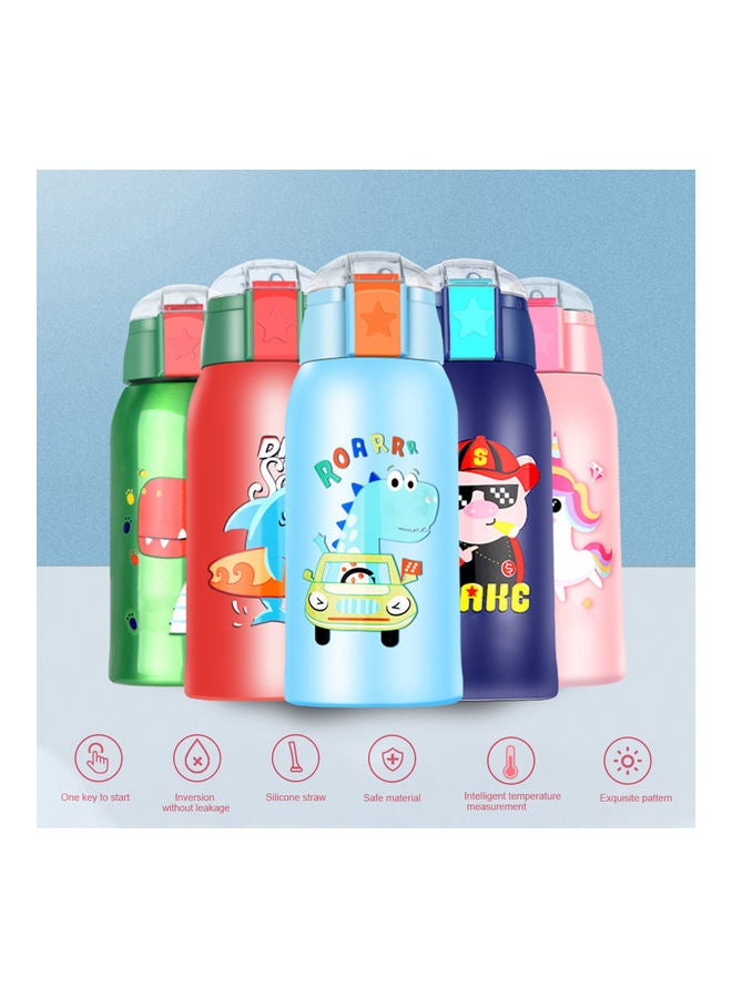 Portable Stainless Steel Kids Water Bottle With Vacuum Insulated Cup multicolour  - Image 4