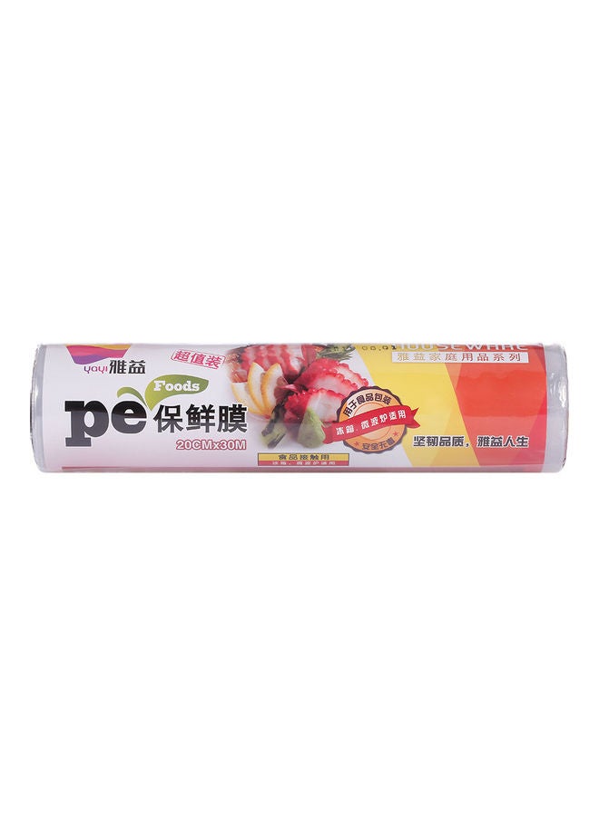 Roll Wrapper Food Wrap Clear 20.5 x 5.5cm  - Image 1