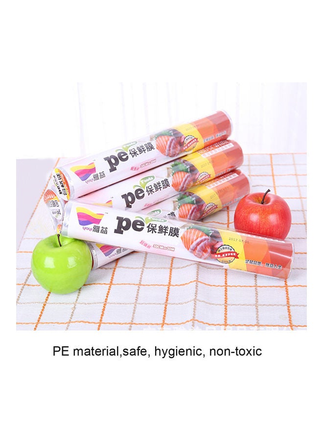 Roll Wrapper Food Wrap Clear 30.5 x 5.5cm  - Image 4