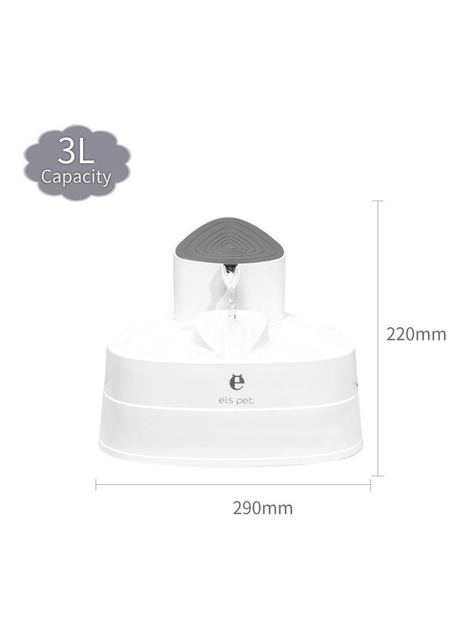 Adjustable Water Flow With Night Mode White 30 x 22.5cm - Image 3