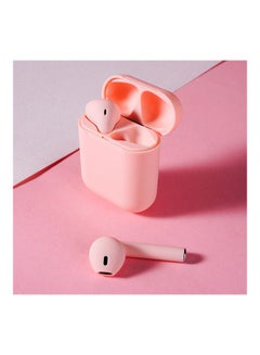 TWS Bluetooth Earbuds With Charging Case Pink
