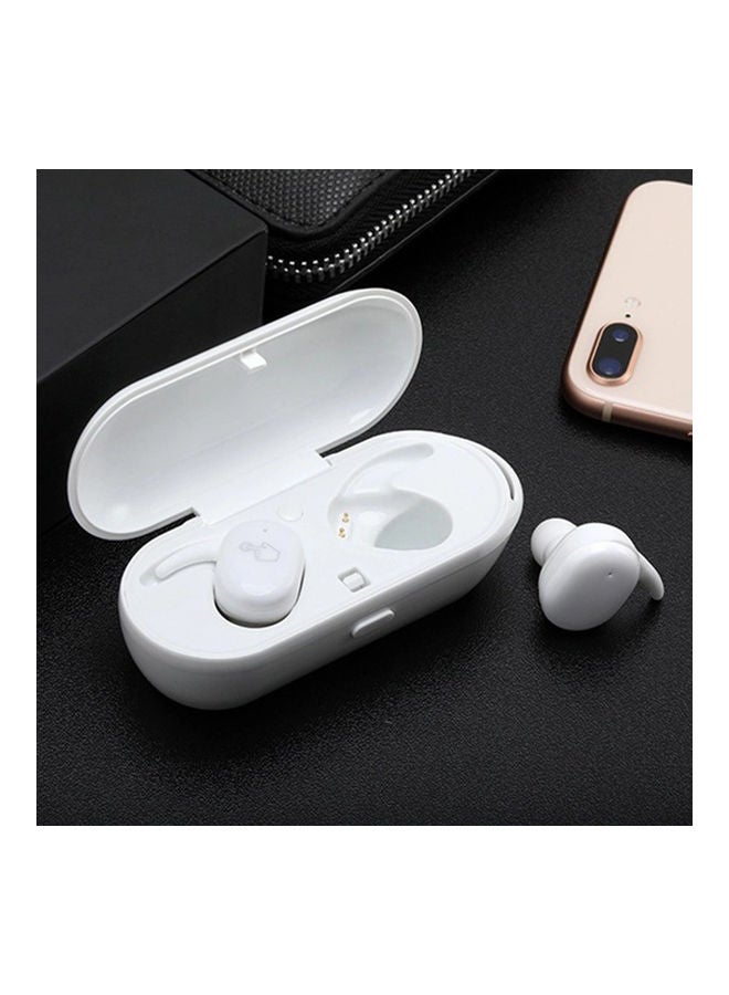 Waterproof In-Ear Earbuds With Mic And Charge Box White - Image 2
