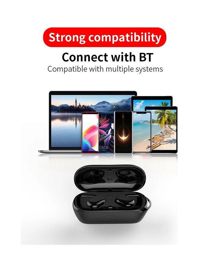 Waterproof In-Ear Earbuds With Mic And Charge Box White - Image 3