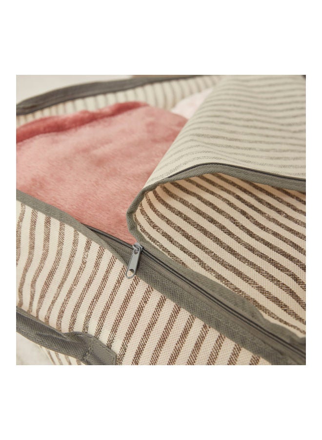 هوم بوكس شنطة تخزين من إيبيس - 46x46x20.5 سم بيج / رمادي 46 x 20سم - Image 4