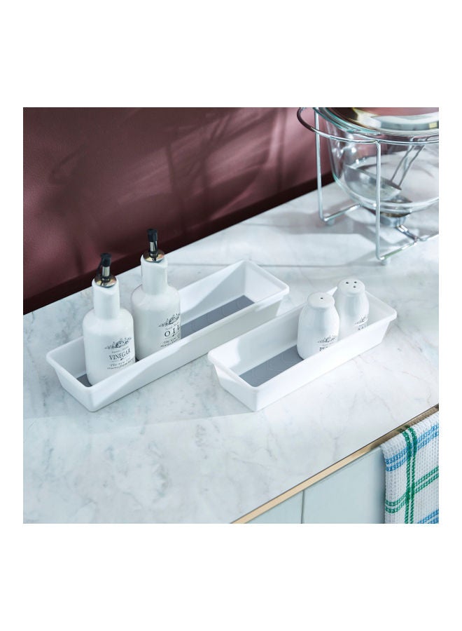 Home Box Omega Anti-Skid Organiser White 8.6x24.4x36.3cm  - Image 3