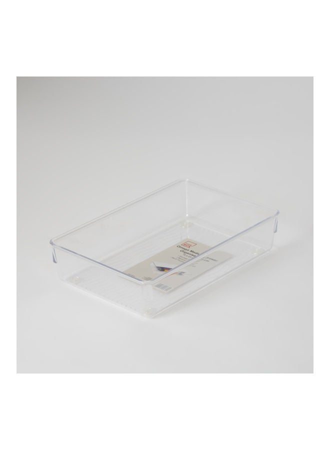 Home Box - Omega Drawer Organiser Clear 23x5.1x15.2cm - Image 1
